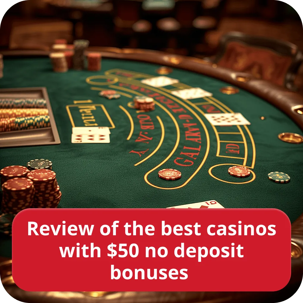 Best casino bonuses $50