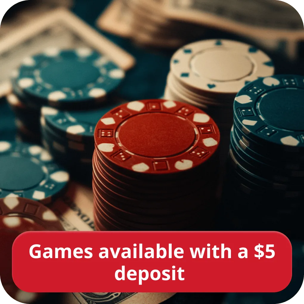 5 dollar deposit slots